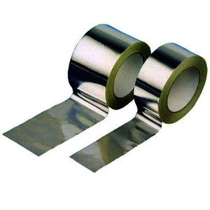Rollo cinta adhesiva de aluminio puro reforzada 75 x 50 color aluminio