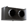 Evaporador industrial cúbico ECO ICE-62D-08 ED con separación de aleta de 8mm, 2 hélices Ø630 mm y desescarche eléctrico