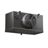 Evaporador cúbico para CO2 ECO CGC 251 E6R ED con separación de aleta de 6mm, hélice Ø250 mm y desescarche eléctrico