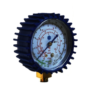 Manómetro de baja presión de Ø 80 mm amortiguado sin glicerina MPA-580/3 para R-22,R-407C y R-410A