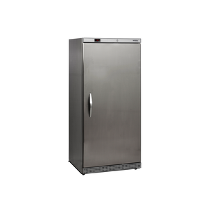 Armario refrigerado inox con puerta abatible reversible 406l
